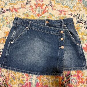 We the free denim skirt